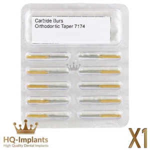 Carbide Burs Bits Debonding Finishing Taper Dental Instrument FG7174 Dentistry - Picture 1 of 4