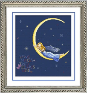 "Moon Angel" cross stitch kits 11CT 62cm*68cm - Picture 1 of 1