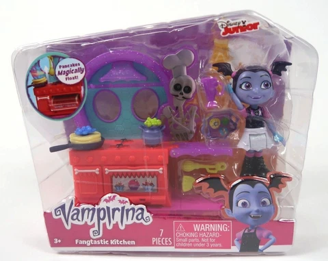 NEW Disney Junior Girls Vampirina Fangtastic Kitchen Figure Doll Cover