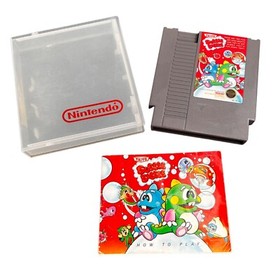 Nintendo NES Bubble Bobble Game Case Instruction Book Circle Seal Working