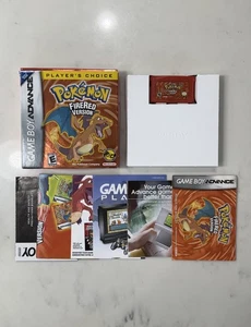 Pokemon FireRed Version Nintendo Game Boy Advance GBA Complete CIB | Excellent - Picture 1 of 20