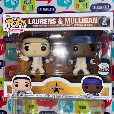 Hamilton - Laurens & Mulligan Funko Pop 2 Pack Specialty Series + Protector - Image 1 of 4