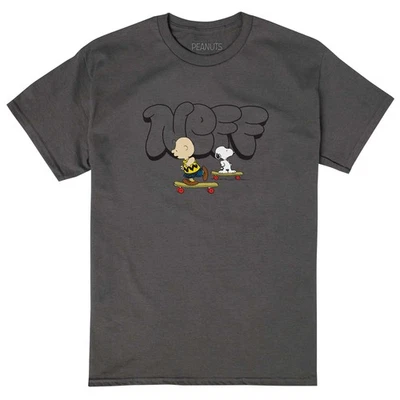 Camiseta de aventura de monopatín Charlie Brown and Snoopy de Neff Peanuts para hombre Foto 1 de 3