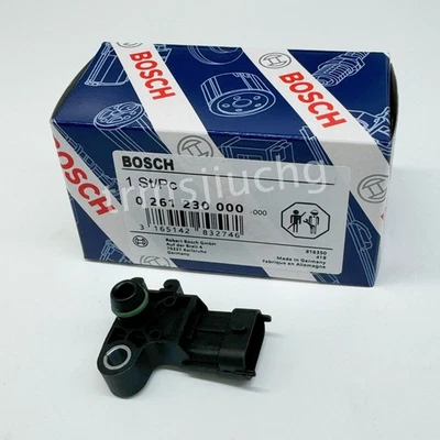 Manifold Absolute Pressure Sensor 0261230263 Bosch For Chevrolet Buick 555672572 Foto 1 de 4