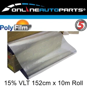 15% Silver Mirror Reflective Glass Window Film 152cm 10m Bulk Roll Solar Tint - Picture 1 of 1