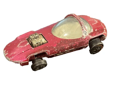 Raro Vintage 1968 Hot Wheels Rosa Rosa o Magenta Silhouette Redlines Foto 1 de 4