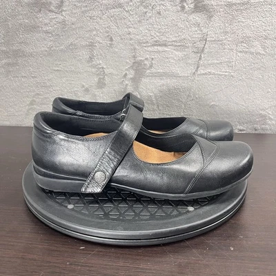 ABEO Abby 24/7 Black Comfort Slip Resistant Mary Jane Leather Shoes Women’s 8.5 - Image 1 of 4