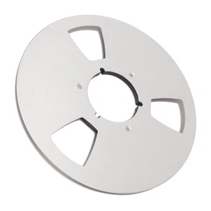 1/4 10in Empty Tape Reel Reel Tape Recorder Accessory Empty Disc Opening Mac NEW - Afbeelding 1 van 18