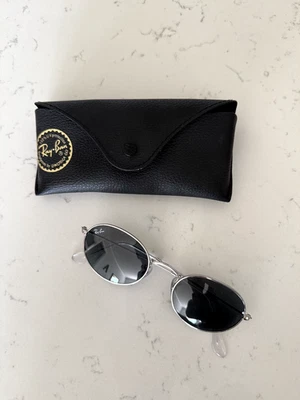 Gafas de sol Ray-Ban - Lentes ovaladas vintage - PLATEADAS  Foto 1 de 3