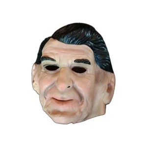 RONALD REAGAN - VINTAGE 1980 CESAR VINYL COSPLAY HALLOWEEN MASKE - SCHÖNER ZUSTAND - Bild 1 von 3