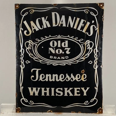 Jack Daniel's Enamel Sign - 50x40cm (19.7x15.7") - Big Distillery Collector Sign - Image 1 of 4