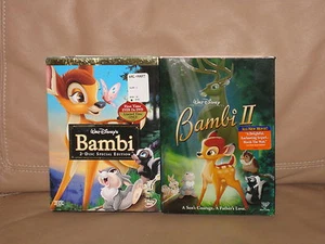 Walt Disney DVD's BAMBI & BAMBI II Mint Condition - Picture 1 of 1