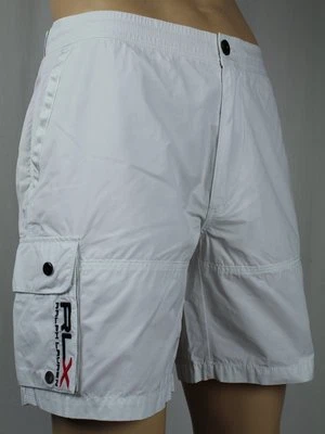 RLX Ralph Lauren White Swim Shorts Trunks NWT - Image 1 of 2