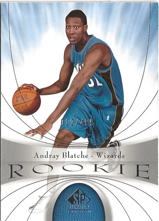 2005-06 SP Signature Edition Andray Blatche RC 012/499 Washington Wizards - Image 1 of 1