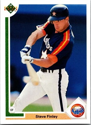 1991 Upper Deck - #794 Steve Finley - Image 1 of 2