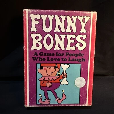 Vintage 1968 Funny Bones Card Game By Parker Brothers Complete  - Image 1 of 4