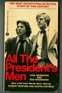 ALL the PRESIDENT's MEN by Carl BERNSTEIN & Bob WOODWARD Redford & Hoffman Cover - Picture 1 of 2