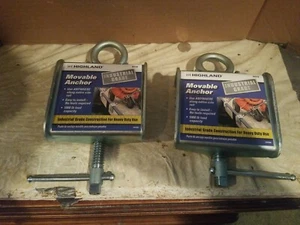 Highland industrial grade Movable Truck & Trailer Anchor 2 piece 1000lb load - Picture 1 of 8