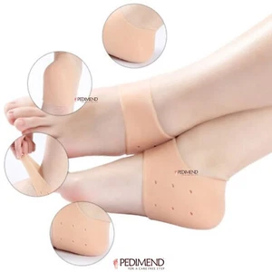 PEDIMEND™ Breathable Soft Silicone Heel Protector to Heal Cracked and Dry Heels - Picture 1 of 11