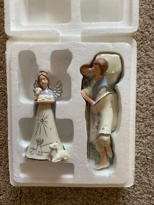 Hawthorne Silver Blessings Nativity Peaceful Shepherd & Heavens Watchful Grace - Picture 1 of 5