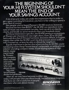 1978 Pioneer Stereo Electronics Collectible Print AD Great Wall Decor Idea (643) - Picture 1 of 1