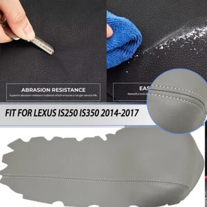 Auto Leather Center Console Lid Armrest Cover Trim For Lexus IS250 350 14-17Grey - Bild 1 von 1