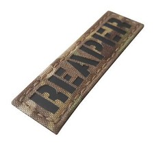 Reaper Infrared IR Name Tape Tab Multicam Tactical Laser Touch Fastener Patch