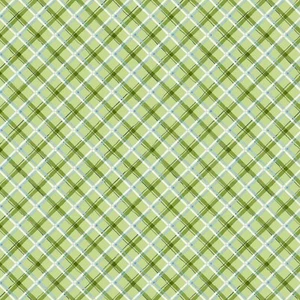 Wilmington Prints – Gnome-Grown – Plaid – Green - Picture 1 of 8