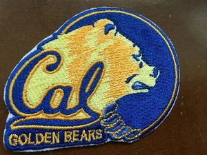 California CAL Golden Bears vintage Embroidered Iron On  patch 2.5” X 2” - Picture 1 of 2