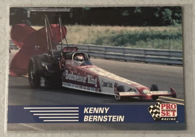KENNY BERNSTEIN'S PROMO CARD CAR KING RACING 1991 PRO SET NHRA RACING - Image 1 of 2