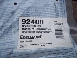 Power Steering Pressure Line Hose Assembly- EDELMANN 92400 fits Mustang - Picture 1 of 2
