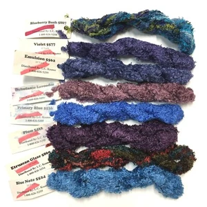Fun Fur Needlepoint Fiber Crewel Embroidery Yarn 8 Skein Lot Pattern Maniac New - Picture 1 of 6