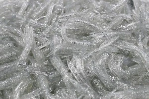 40er-Pack 1,5 Zoll klar funkelnd Crappie Angelröhre Vorrichtung Röcke Bluegill Barsch - Bild 1 von 1