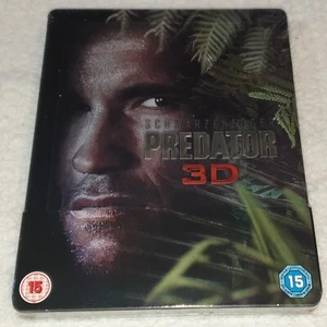 PREDATOR 3D Steelbook Blu-ray Embossed Region free BRAND NEW Arnie - Picture 1 of 3
