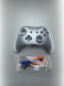 Xbox One X/S Custom Soft Touch Repair Replacement Front Shell DIY Kit (Silver) - Picture 1 of 2