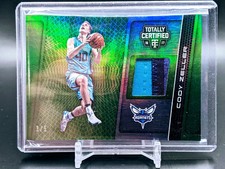 2016-17 Panini Totally Certified Green Game Worn Materials Cody Zeller #/5