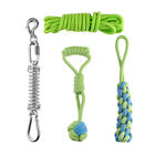 Backyard Muscle Builder Bite Resistant Play Pull For Dogs Rope Toy Spring Pole#