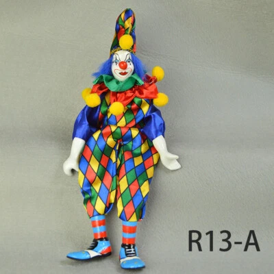 WIB 16 Zoll Vintage handbemalte Porzellan Clown Puppe Keramik Spielzeug Sammlung ...
