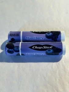 CHAPSTICK MIXED BERRY Geschmack Lippenbalsam Menge 2 Neu & Versiegelt - Bild 1 von 2