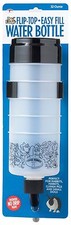Pet Lodge Flip Top Water Bottle Hinged Top Flips up for Easy Filling 32oz.