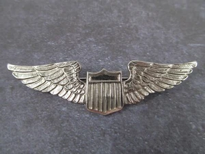 World War 2 Pilot Wings, 3 Inch, Sterling Silver - Picture 1 of 7