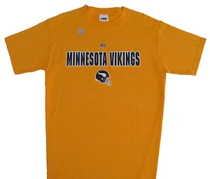 Minnesota Vikings Men's NFL Game Day S/S T-Shirt - Size Medium - NEW - Yellow - Picture 1 of 2