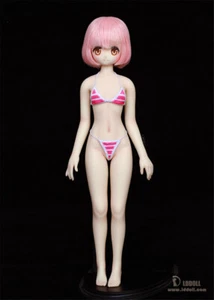 LDDOLL 22S 1/6 Pink Skin 22cm Seamless Female Action Figure Body Fit OB AZ Head - Picture 1 of 9