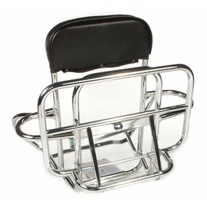 VESPA GTR T.S. RALLY SPRINT GL ACCIAIO INOX LUCIDO 4 IN 1 PORTAPACCHI POSTERIORE - Foto 1 di 2