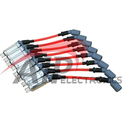 Nuevo juego de cables de bujía Dragon Fire de 10 mm de bajo ohmio para Chevrolet C8 Corvette 2020 Foto 1 de 4