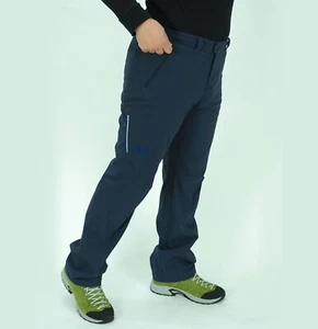 Herren Jack Wolfskin Chino 1502451 Nachtblau Regular Fit Warm Wanderhose - Bild 1 von 4