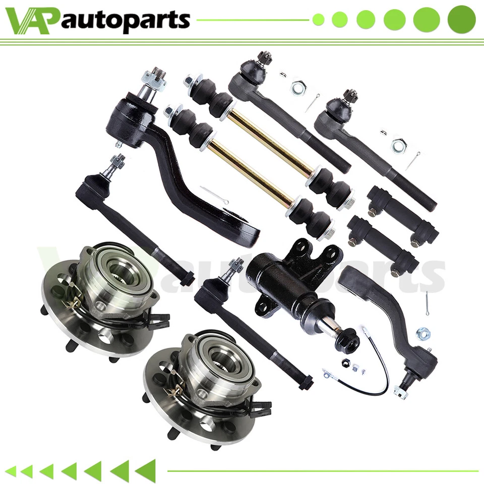 13Pcs Steering Sway Bar End Link Wheel Bearning Hub For 1999 Cadillac Escalade - Image 1 of 4