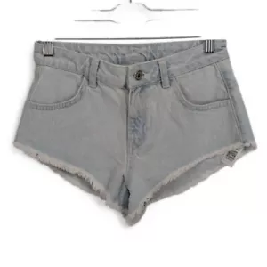 ASOS Design ASYOU Damen Cut Off Jeans Hot Shorts Denim Light Wash Blau Größe 4 - Bild 1 von 5