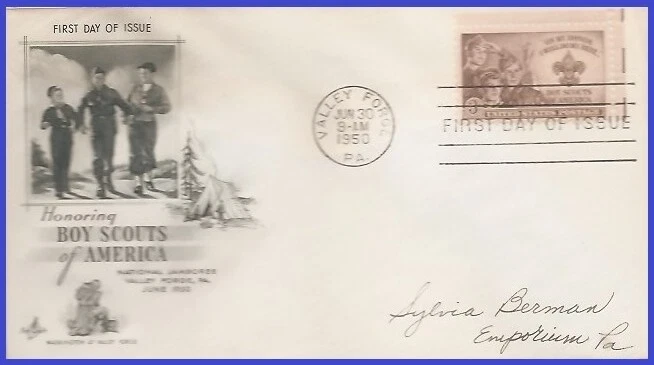 USA3 # 995 ADDR ARTCRAFT FDC   Boy Scouts - Image 1 of 1