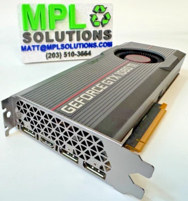 HP 941127-001 NVIDIA GeForce GTX 1080 Ti 11GB Graphic Card, perfect pull, NICE! - Image 1 of 4